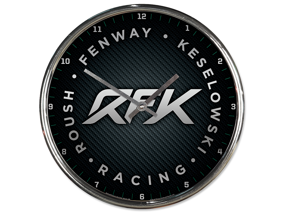 RFK Racing Chrome Clock - RFKshop