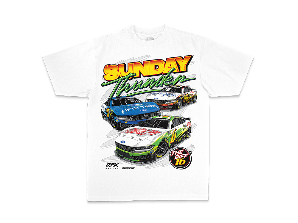 RFK Racing 2026 Darlington 3-Car T-Shirt 