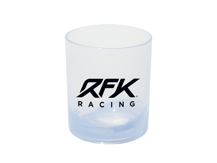 RFK Racing Silicone Rocks Glass