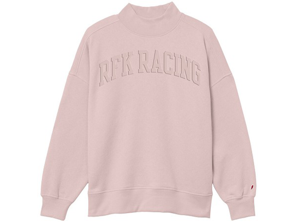 RFK Racing Ladies Pink Mock Neck Sweatshirt