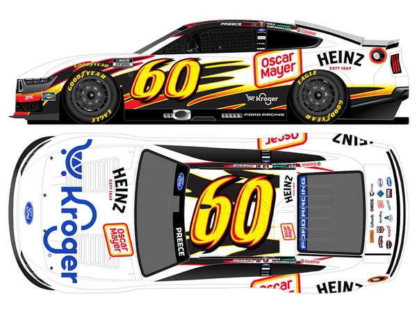 Ryan Preece 2026 Kroger / Oscar Mayer Throwback #60 1:64 Diecast Pre-order