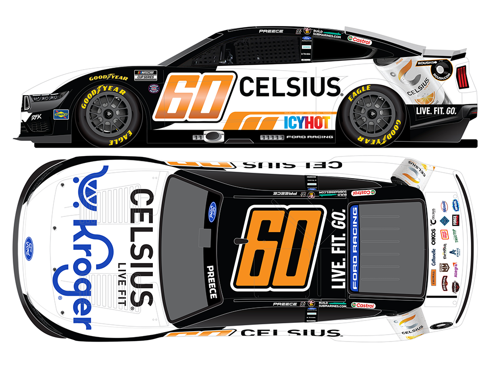 Ryan Preece 2026 Kroger / CELSIUS #60 1:24 Diecast