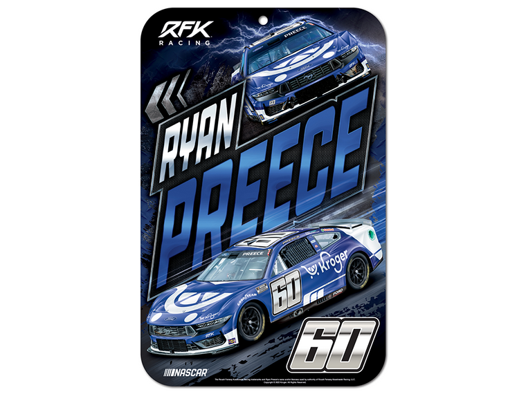 Ryan Preece Kroger 11x17 Sign 