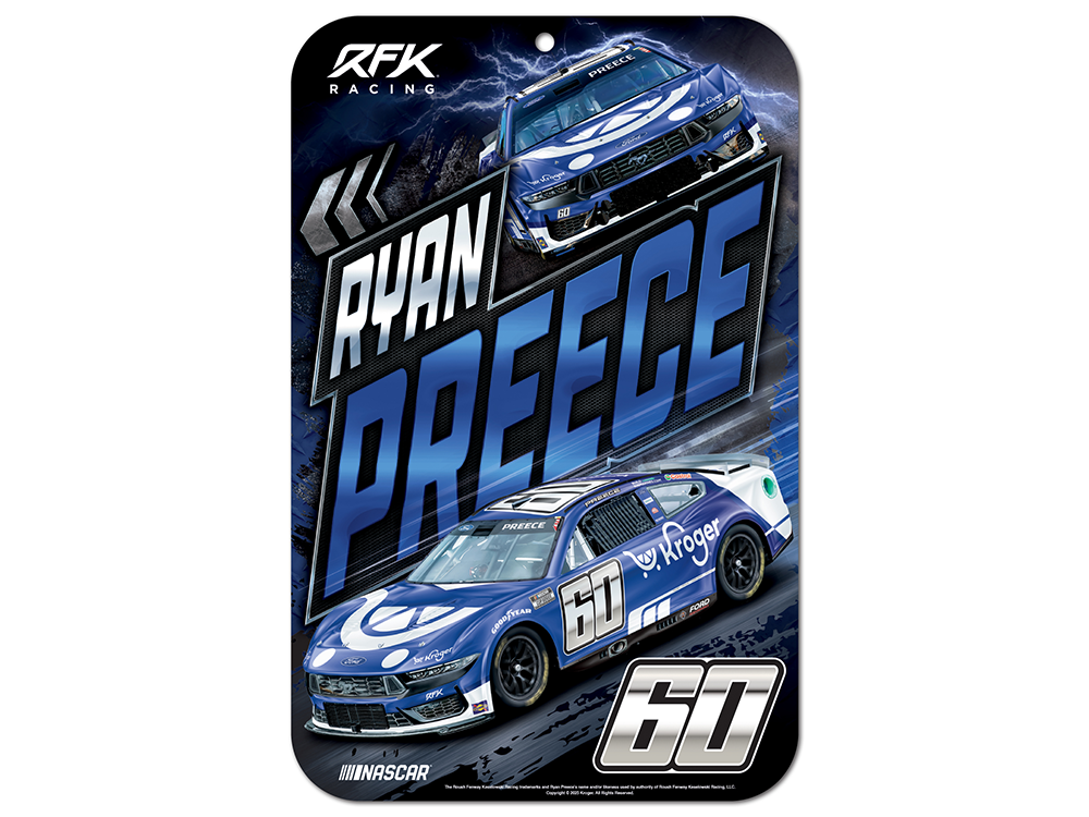 Ryan Preece Kroger 11x17 Sign 