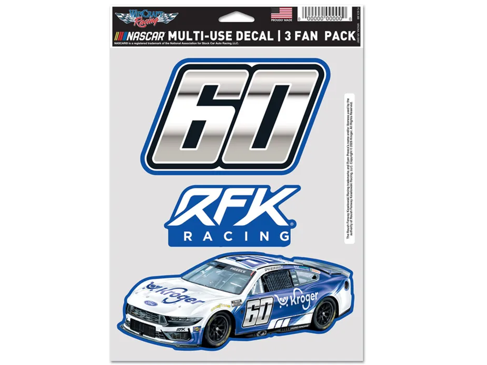 Ryan Preece 2026 Kroger 3-Pack Decal