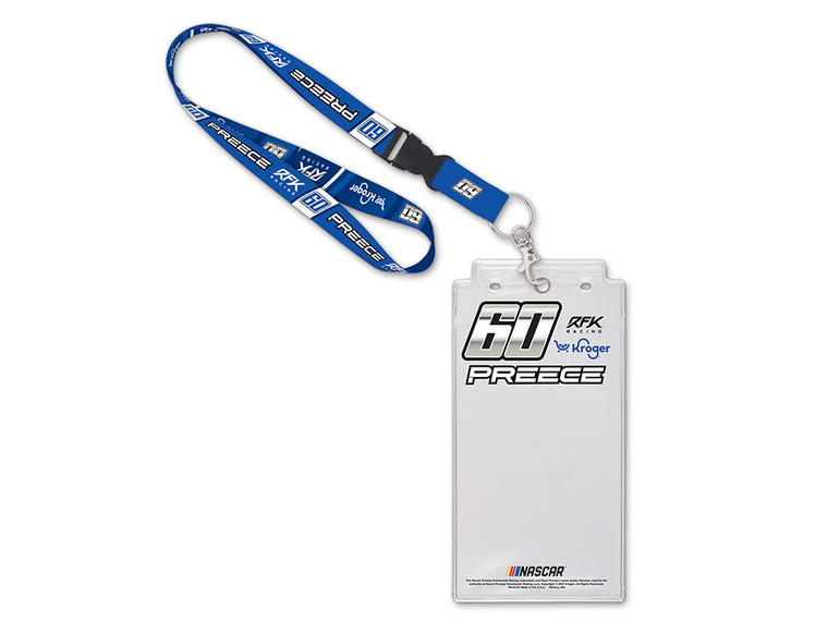 Ryan Preece Kroger Lanyard w/ Credential Holder