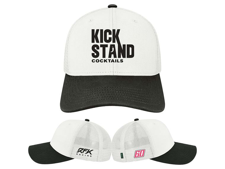 Ryan Preece Kickstand Cocktails White & Black Trucker Hat