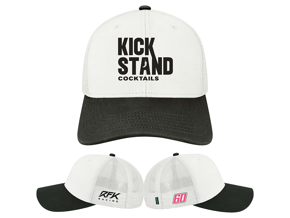 Ryan Preece Kickstand Cocktails White & Black Trucker Hat
