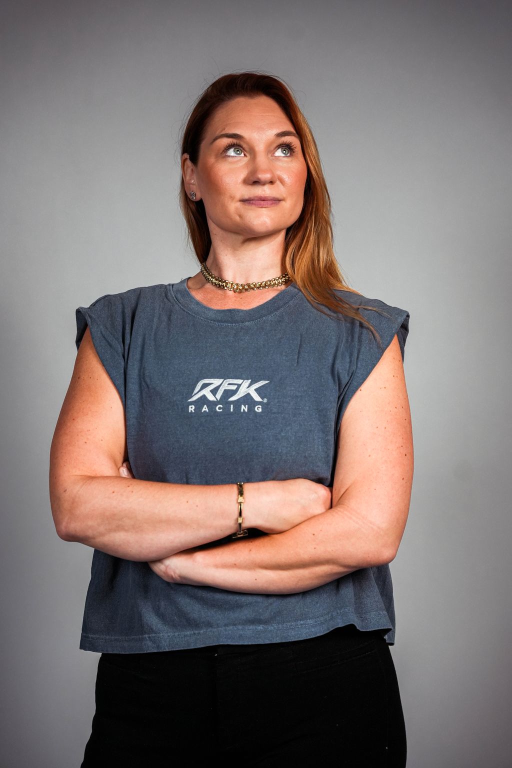 RFK Racing Ladies Blue Tank