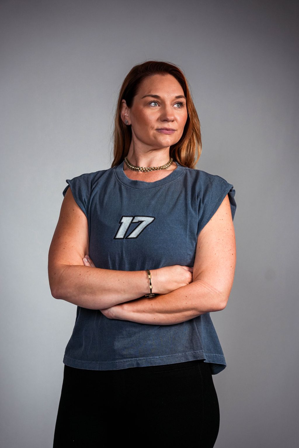 No. 17 Ladies Blue Tank