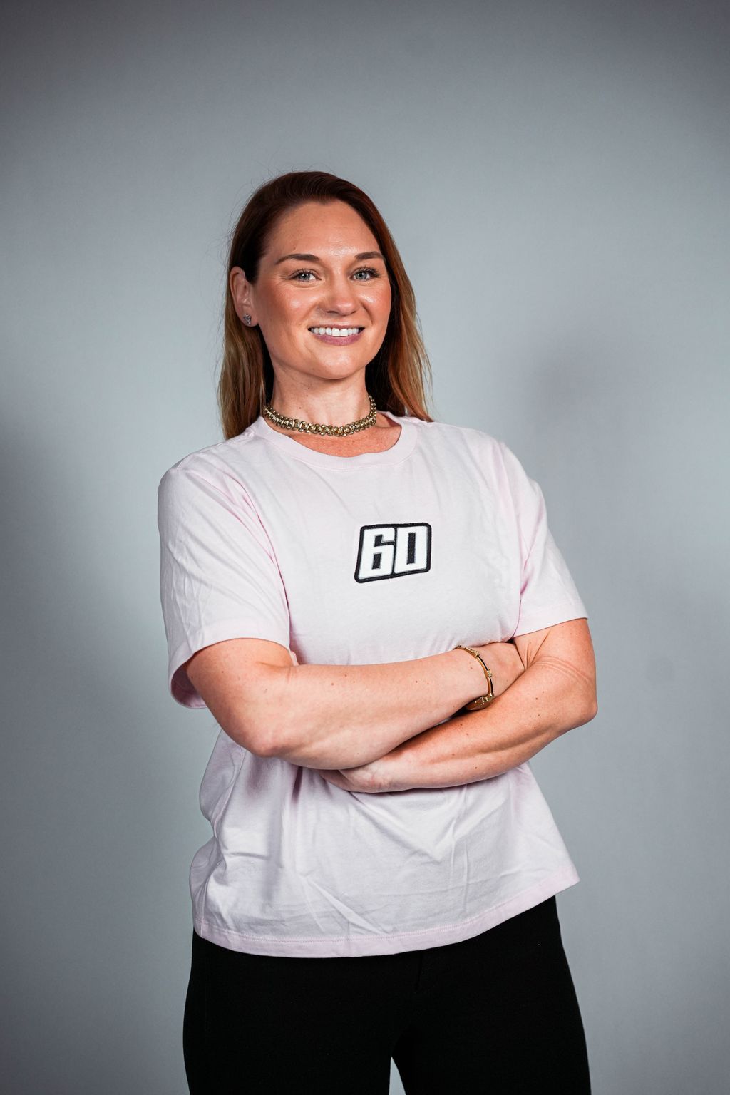 No. 60 Ladies Pink Tee