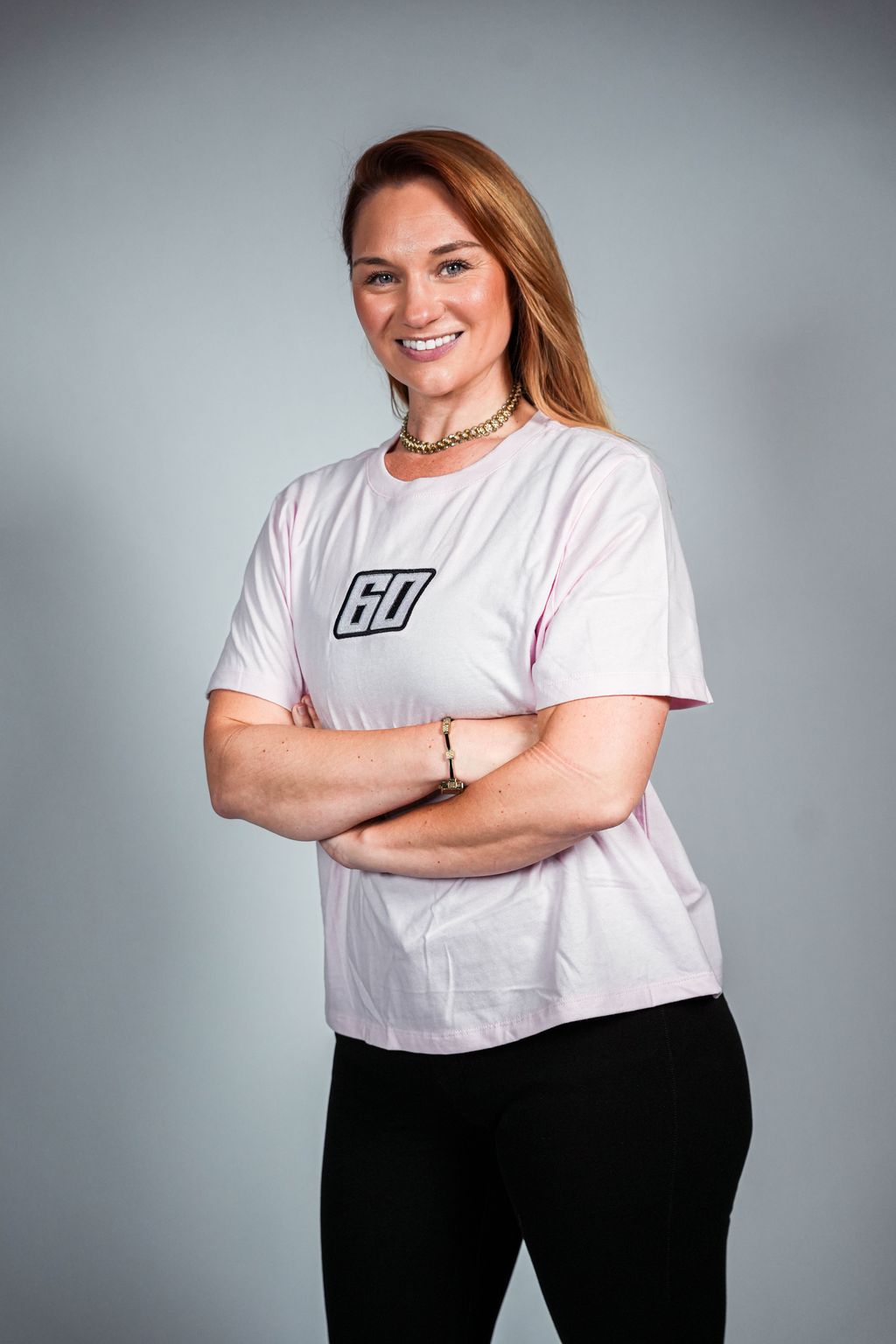 No. 60 Ladies Pink Tee