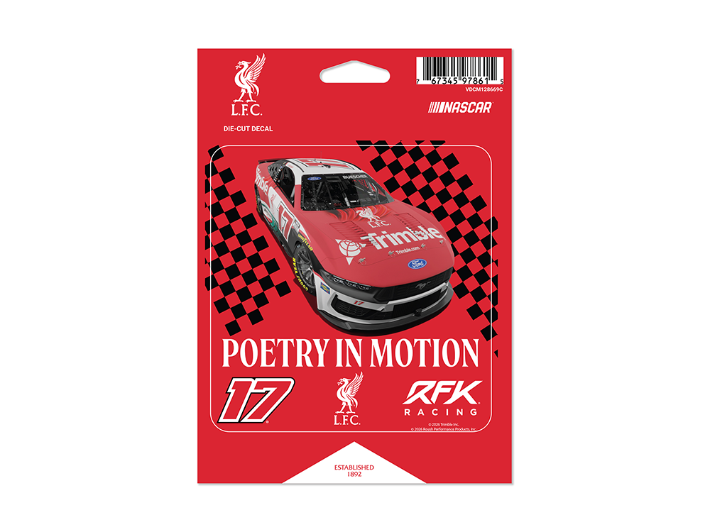 Chris Buescher 2026 Trimble x LFC Decal