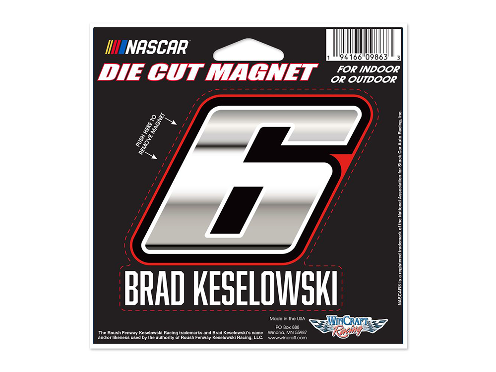 Brad Keselowski 2023 Car Number Magnet
