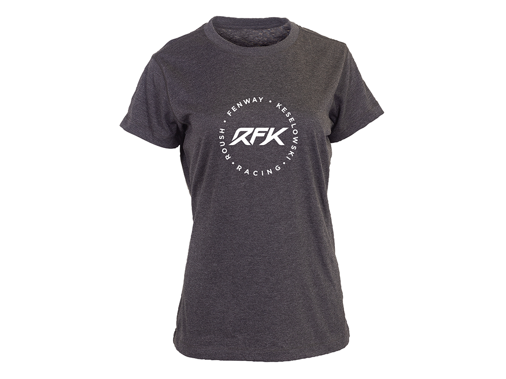 RFK Racing Ladies Charcoal Heather T-Shirt