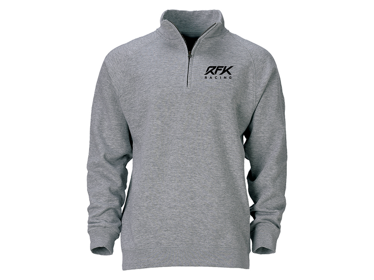 RFK Racing Gray 1/4 Zip Pullover