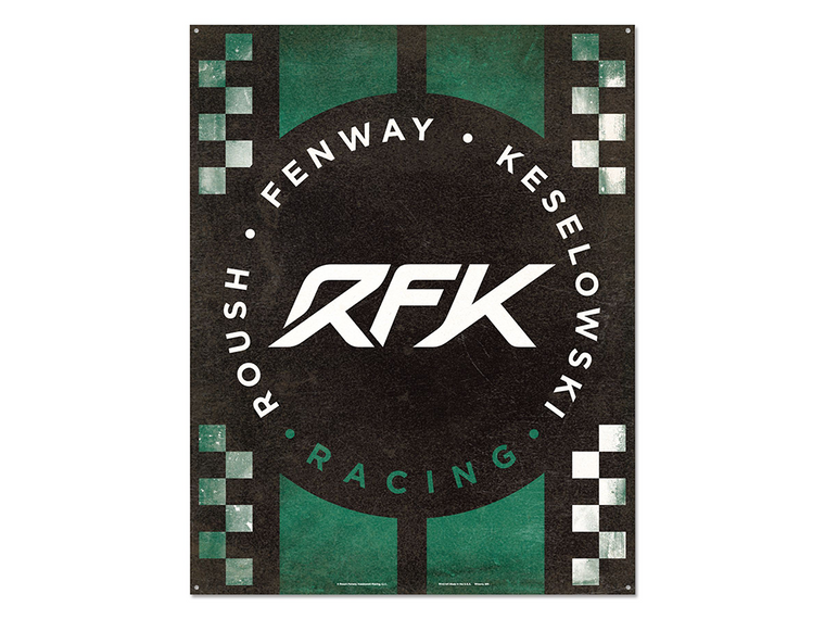 RFK Racing Metal Sign